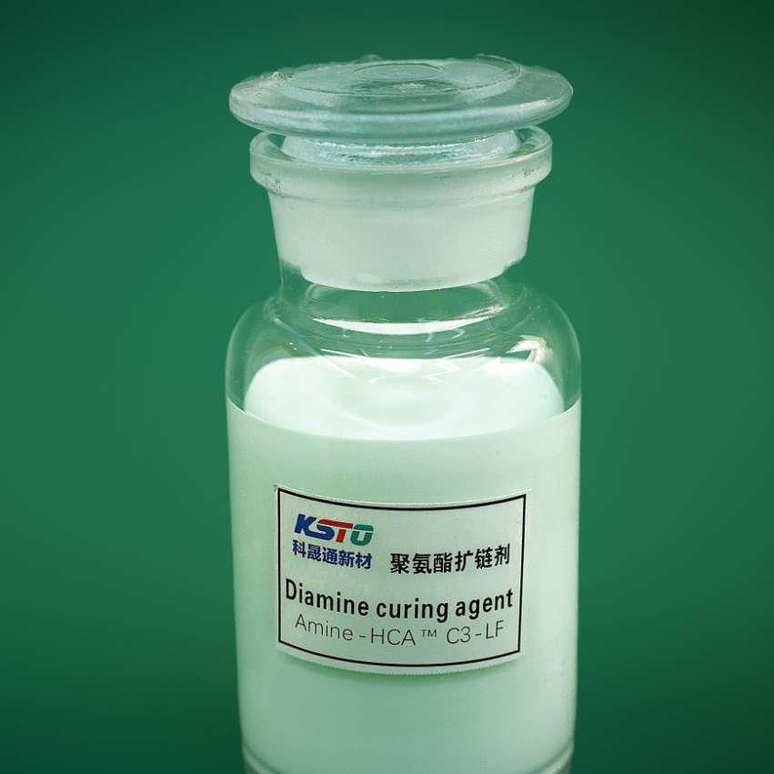 स्वचालित मिश्रण डालने वाले उपकरण के लिए अमीन-एचसीए™ सी3-एलएफ विलंबित प्रतिक्रिया पॉलीयुरेथेन चेन एक्सटेंडर